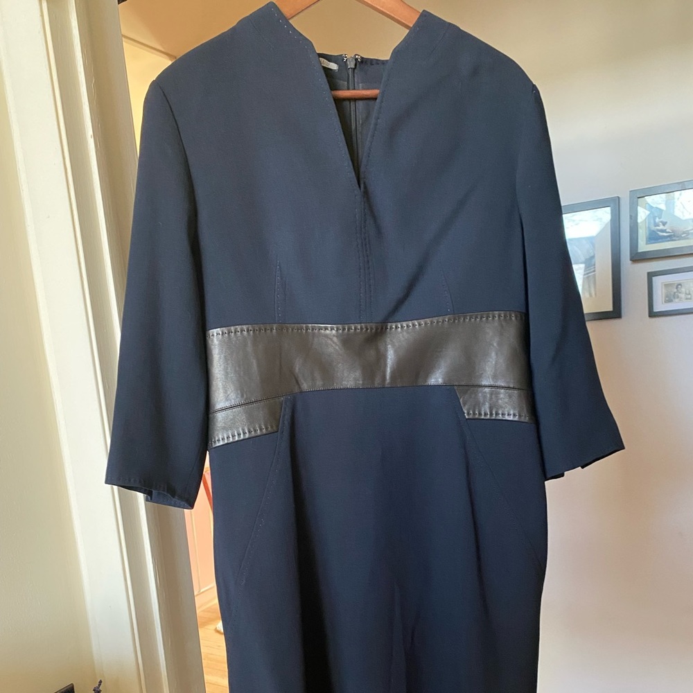 Anne Klein Sleek Sheath Dress - Modern Detail